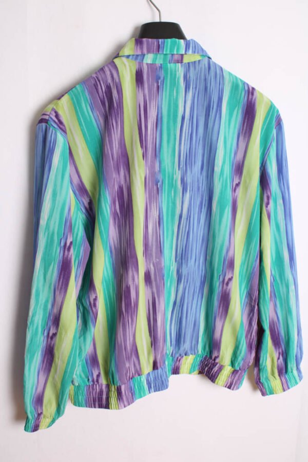 Crazy Jacket Vintage Estampado de Rayas "XL"