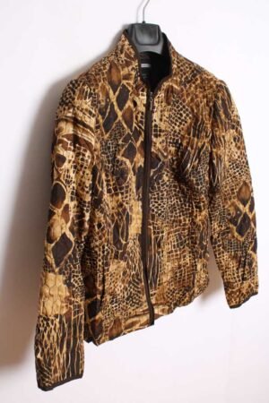 Chaqueta Animal Print Vintage Marrones "M"