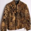 Chaqueta Animal Print Vintage Marrones "M"