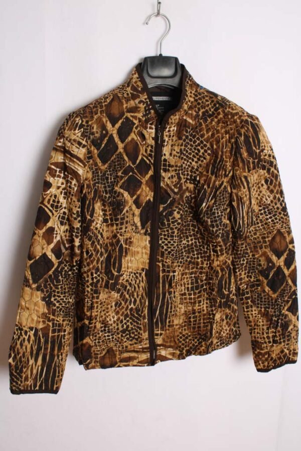 Chaqueta Animal Print Vintage Marrones "M"