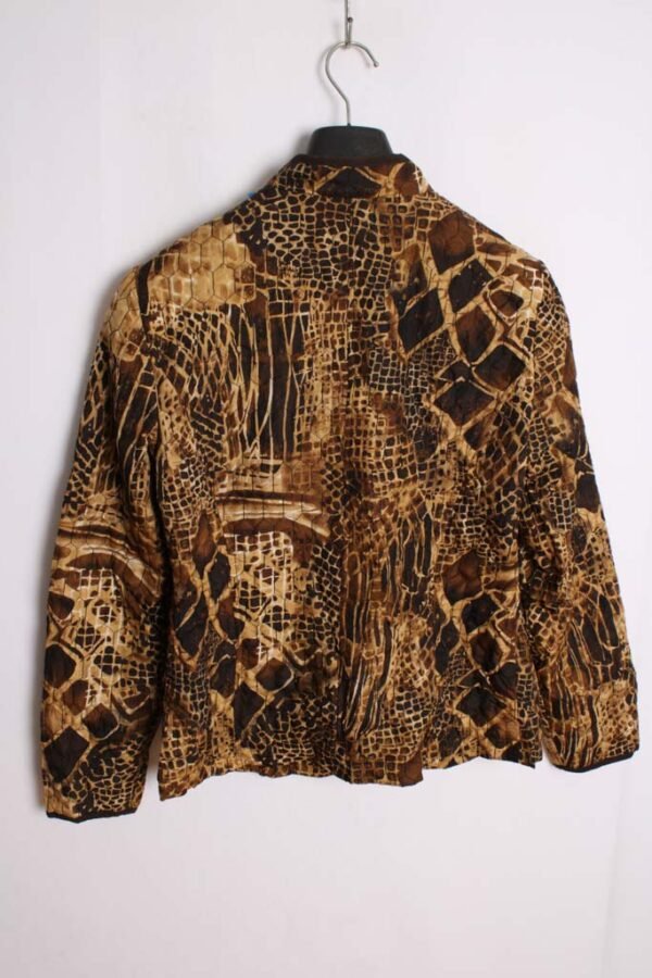 Chaqueta Animal Print Vintage Marrones "M"
