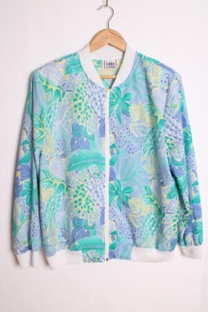 Crazy Jacket Ligera Vintage Hojas "L/XL"