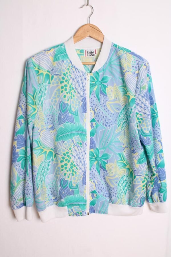Crazy Jacket Ligera Vintage Hojas "L/XL"