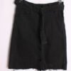 Falda Corta Denim Negro Vintage "S"