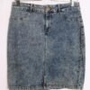 Falda Recta Vintage Lavado Lejia "M"