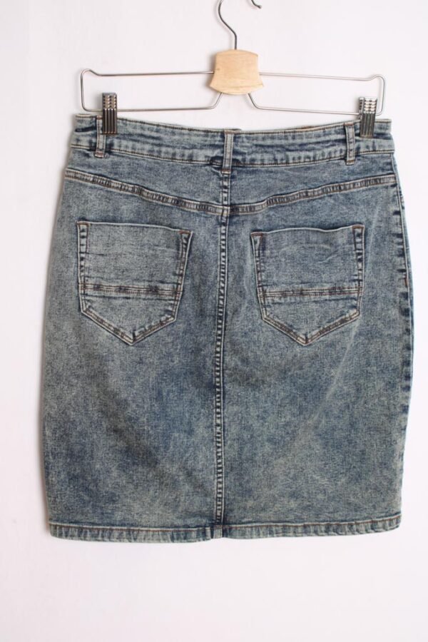 Falda Recta Vintage Lavado Lejia "M"