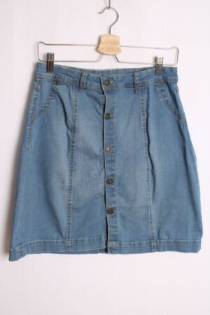 falda-denim-vintage-35.jpg Falda Denim Trapecio Botones Vintage "S"