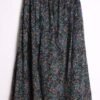 Falda Print Paisley Vintage Tonos Morados "XS"