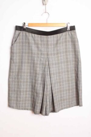 Falda Pantalón Vintage de Cuadros "XL"
