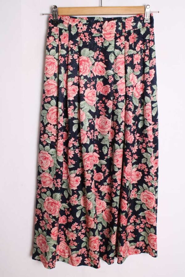 Falda Midi Vintage Marino Flores "2XS"