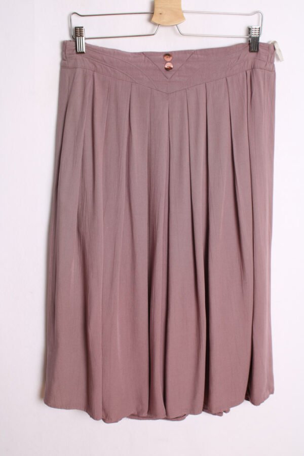 Falda Vintage Midi Rosa Empolvado "L/XL"