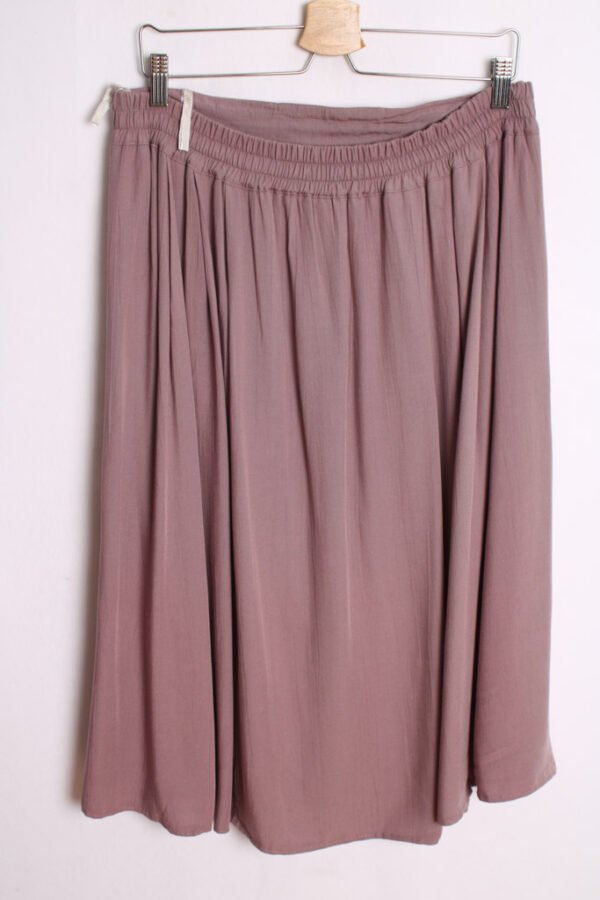 Falda Vintage Midi Rosa Empolvado "L/XL"