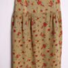Falda Verde con Flores Vintage "2XL"