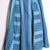 Falda Vintage Rayas Azul y Verde "XS/S"