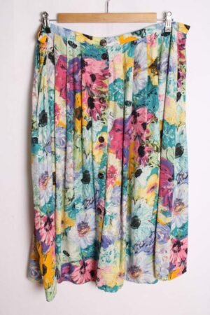 falda-verano-vintage_-35.jpg Falda Vintage Blanca Estampado Flores Pastel "XXL"