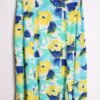 Falda Blanca Midi Estampado Flores "M"