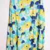 Falda Blanca Midi Estampado Flores "M"