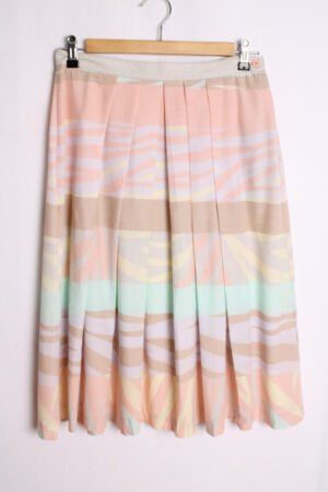Falda Tablas Vintage Tonos Pastel "S/M"