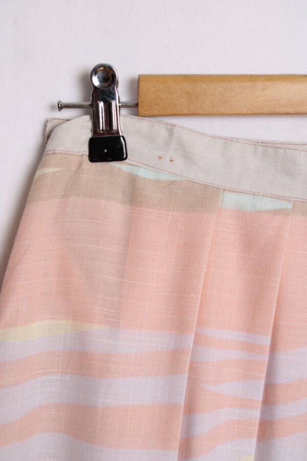 Falda Tablas Vintage Tonos Pastel "S/M"