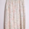 Falda Midi Vintage Flores Tonos Pastel "S/M"