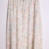 Falda Midi Vintage Flores Tonos Pastel "S/M"