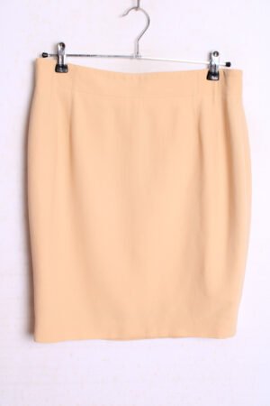 Falda Mini Escada Vintage Rosa Empolvado "L"