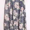 Falda con Vuelo Vintage Azul con Flores "S"
