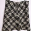 Falda Tweed Blanca y Negra Vintage "2XL"