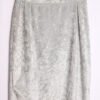 Falda Gris Terciopelo Vintage "S"