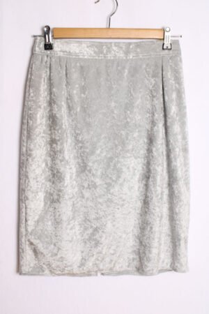 falda-vintage-invierno-64.jpg Falda Gris Terciopelo Vintage "S"