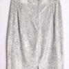 Falda Gris Terciopelo Vintage "S"