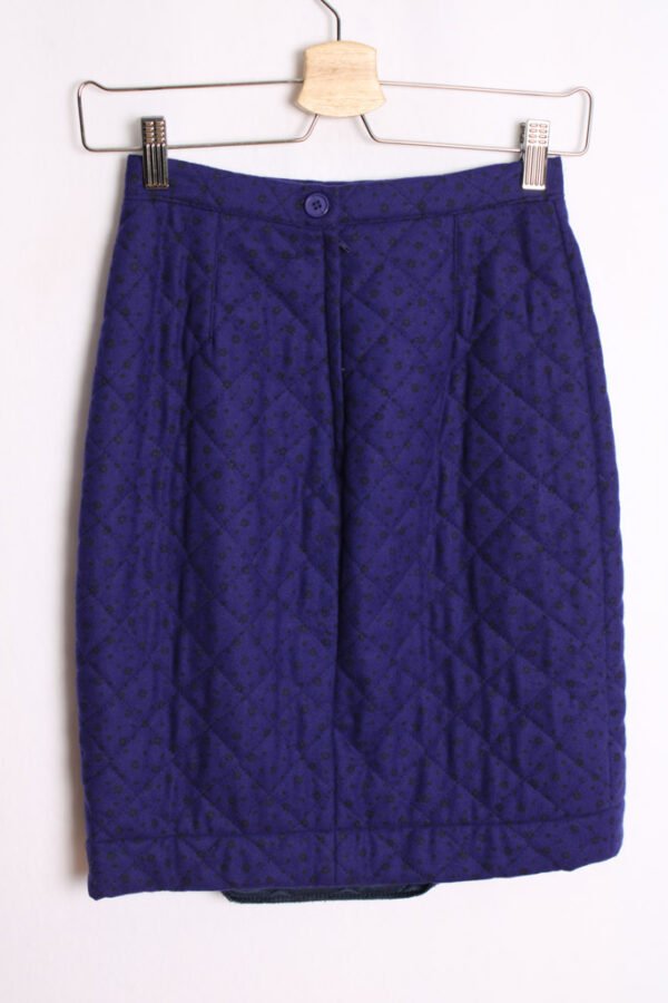 Falda Tubo Vintage Morada Acolchada "2XS"