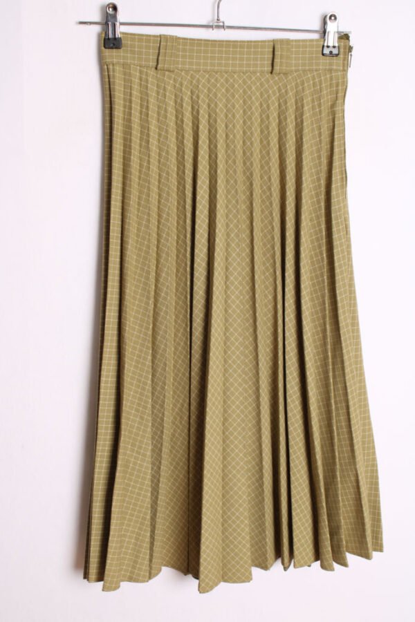 Falda Vintage Plisada Cuadros "2XS"