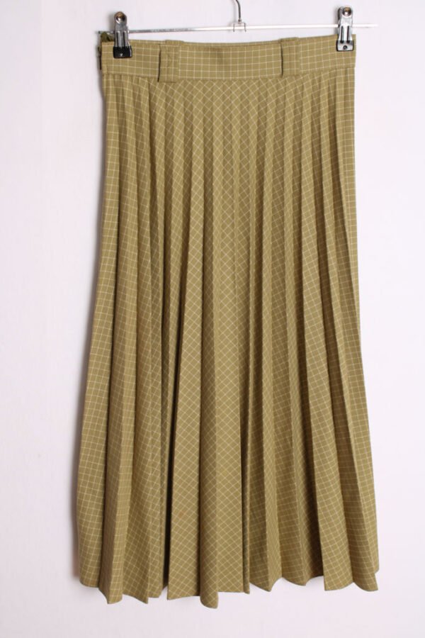 Falda Vintage Plisada Cuadros "2XS"