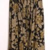 Falda Midi Vintage Negra con Flores "L"