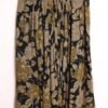 Falda Midi Vintage Negra con Flores "L"