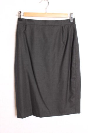 Falda Gris Vintage Recta de Escada "XS"