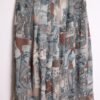 Falda Midi Vintage Estampado Egipcio "M"