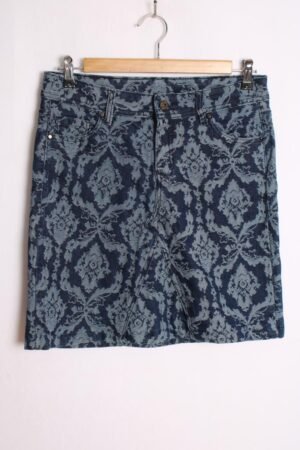 Falda Vintage Denim Estampada "M"