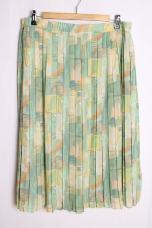 Falda Plisada Vintage Tonos Pastel "XL"