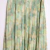 Falda Plisada Vintage Tonos Pastel "XL"