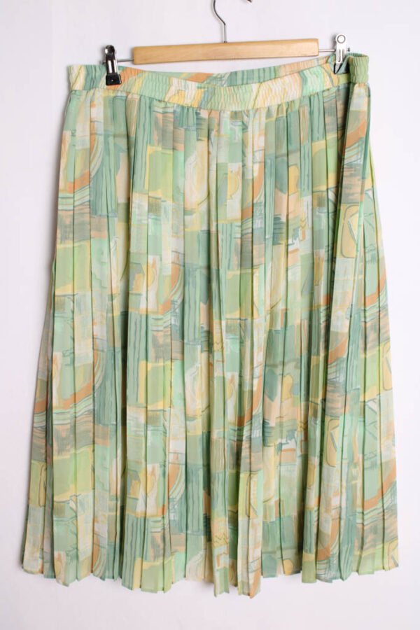 Falda Plisada Vintage Tonos Pastel "XL"