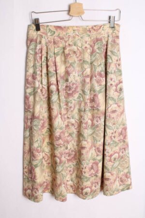 Falda Vintage Midi Flores Pastel "M/L"