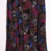 Falda Print Flores Vintage Tonos Oscuros "XL"