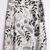 Falda Blanca y Negro Vintage de Lino "L"