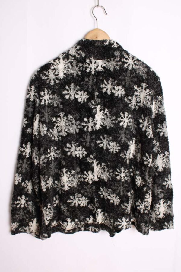 Forro Polar Copos de Nieve Vintage "XL" mujer