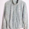 Forro Polar Columbia Vintage  Peluche Gris "L" mujer