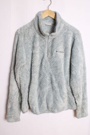 forro-polar-vintage-the-north-face-columbia-81.jpg Forro Polar Columbia Vintage Peluche Gris "L" mujer