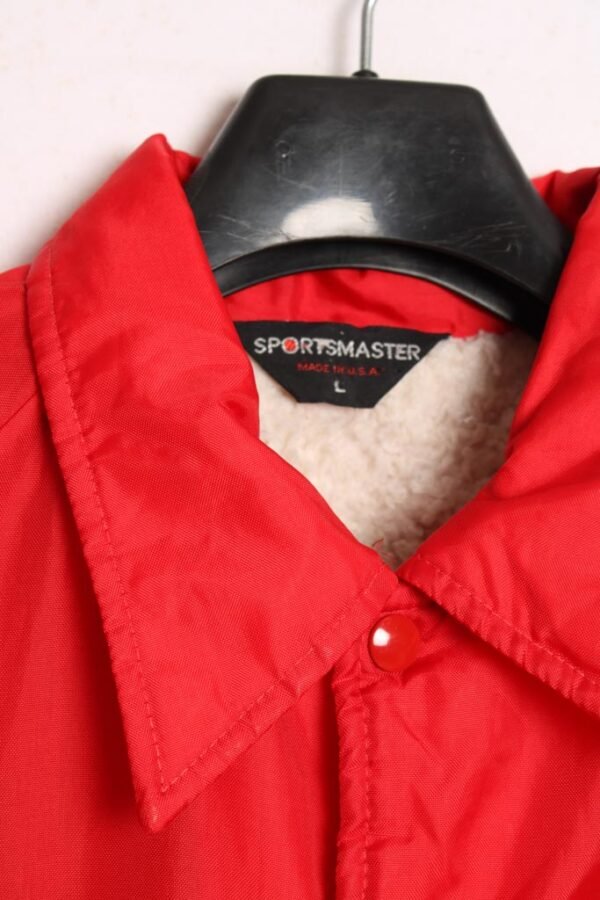 gas-station-vintage-jacket-37.jpg Coach Jacket Vintage Roja con Borreguillo "L"
