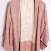 Haori Japonés Vintage Kimono  Rosa Empolvado